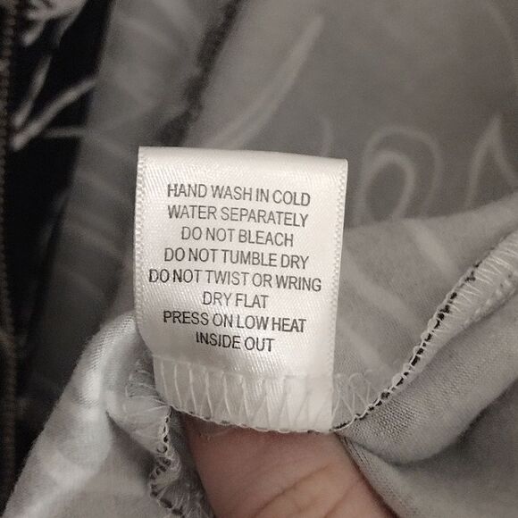 Berek Women's Size Small Black and White Stretchy Zip-up Cotton Spandex Jacket - Picture 12 of 16